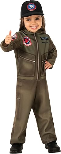 Miniatura 2 de Rubie's - Disfraz de forro polar para bebéniño pequeño Top Gun Maverick