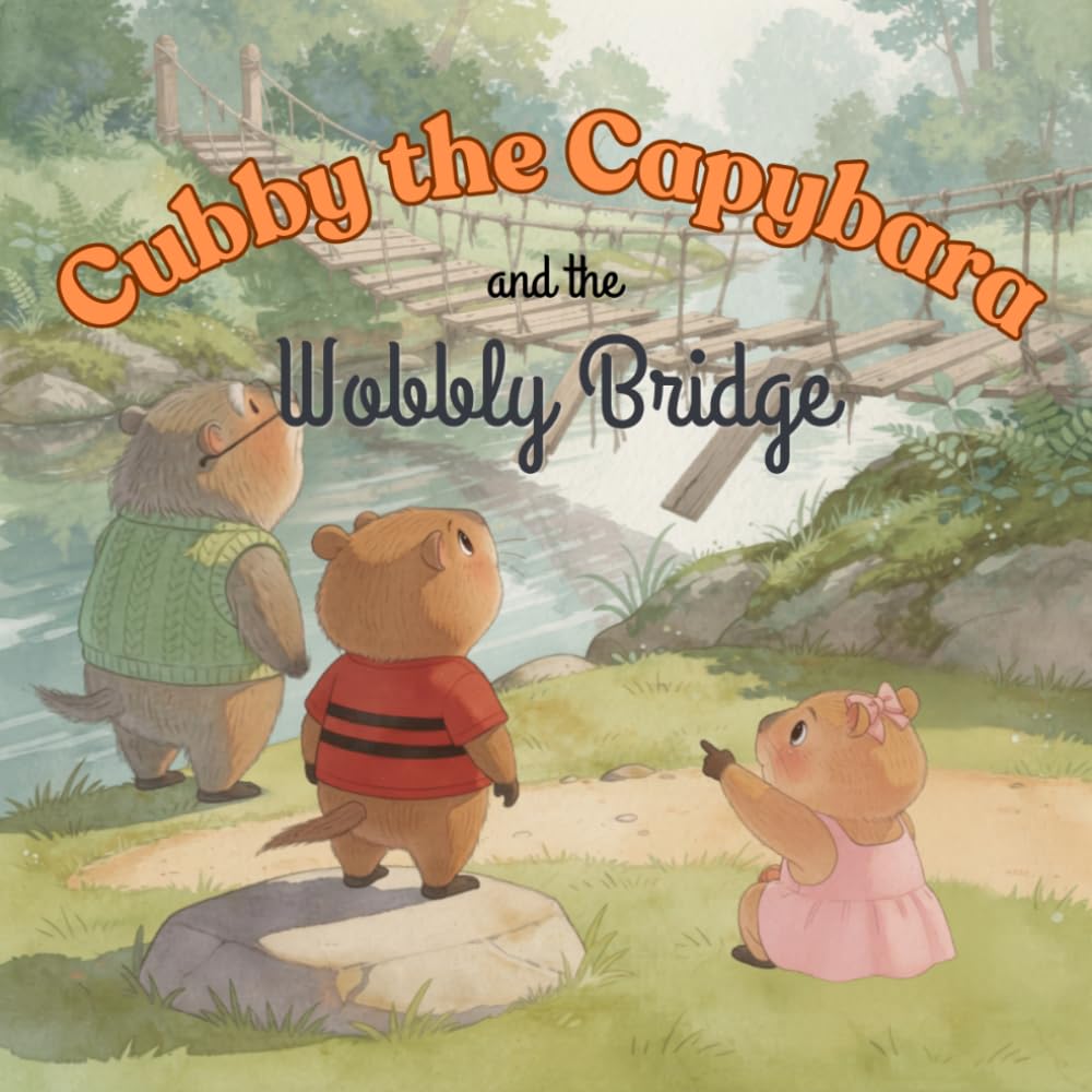 Cubby the Capybara and the Wobbly Bridge