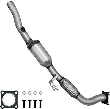 JT Exhaust Catalytic converter Compatible with 2002-2006 Volkswagen Golf, 2001-2005 Volkswagen Jetta, 2002-2005 Volkswagen Beetle 2.0L Catalyst+ Grade