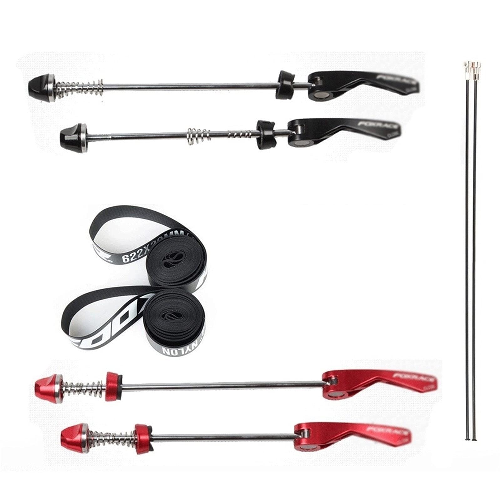 Set di Ruote per Bici da Strada 700c Ruota Anteriore Posteriore della Bicicletta 28 Pollici Cerchio in Lega A Doppia Parete 30mm Freno C/V 8-11 velocità Cassetta QR 1560g
