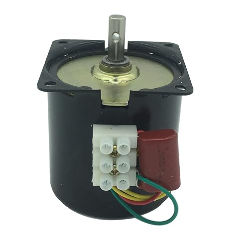 Miniatura 3 de Bringsmart 60ktyz 2.5rpm 110V AC Motor de baja velocidad Mini caja de cambios Motor eléctrico Barbacoa de alto par motor de engranaje de 110V Motor