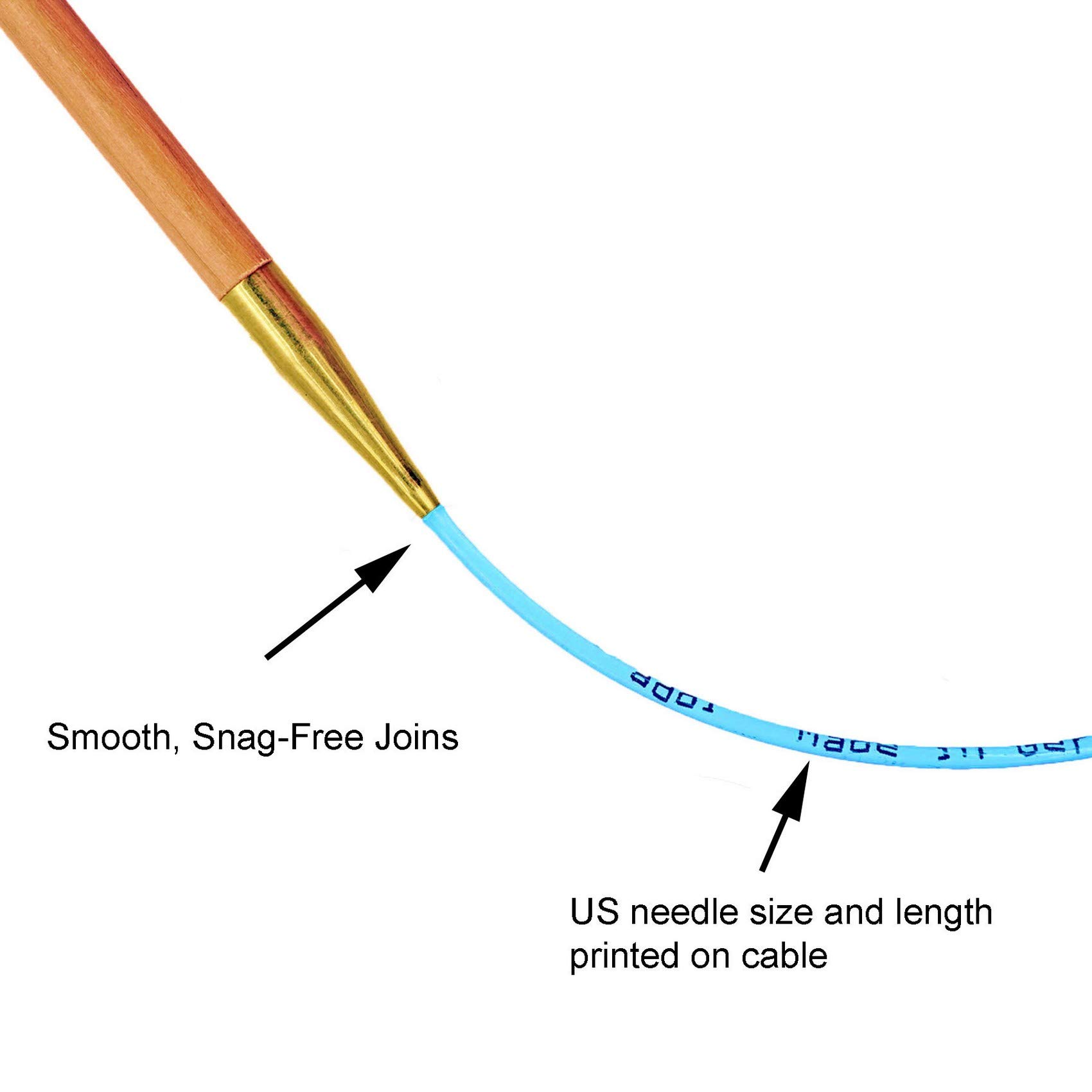 Aiguilles à Tricoter Interchangeables Addi Click En Bois D'olivier