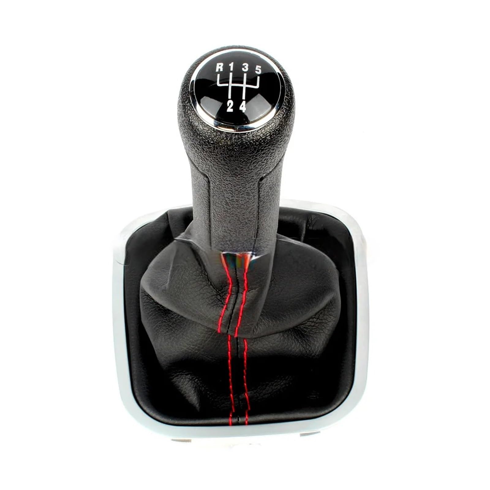 Mkgkacvcpt 5 Speed 2 Gear Shifter Knob For Vw Polo 6R 6C Hatchback Sedan 2011-2017 Stylish