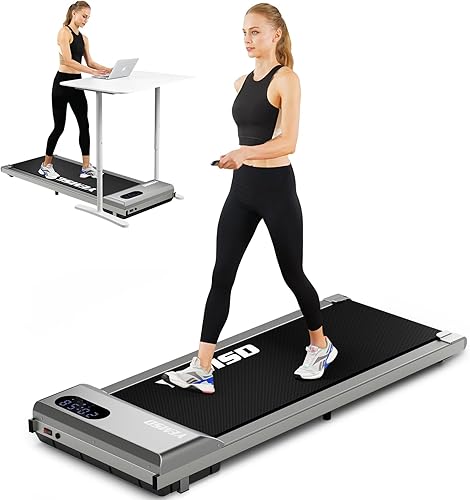 Walking Pad, Under Desk Treadmill for Home and Office, 2 in 1 Portable Walking Pad Treadmill with Remote Control, LED Display