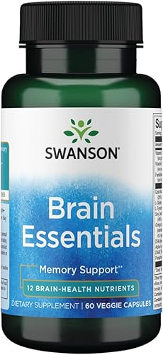 Swanson Brain Essentials 60 cápsulas vegetales