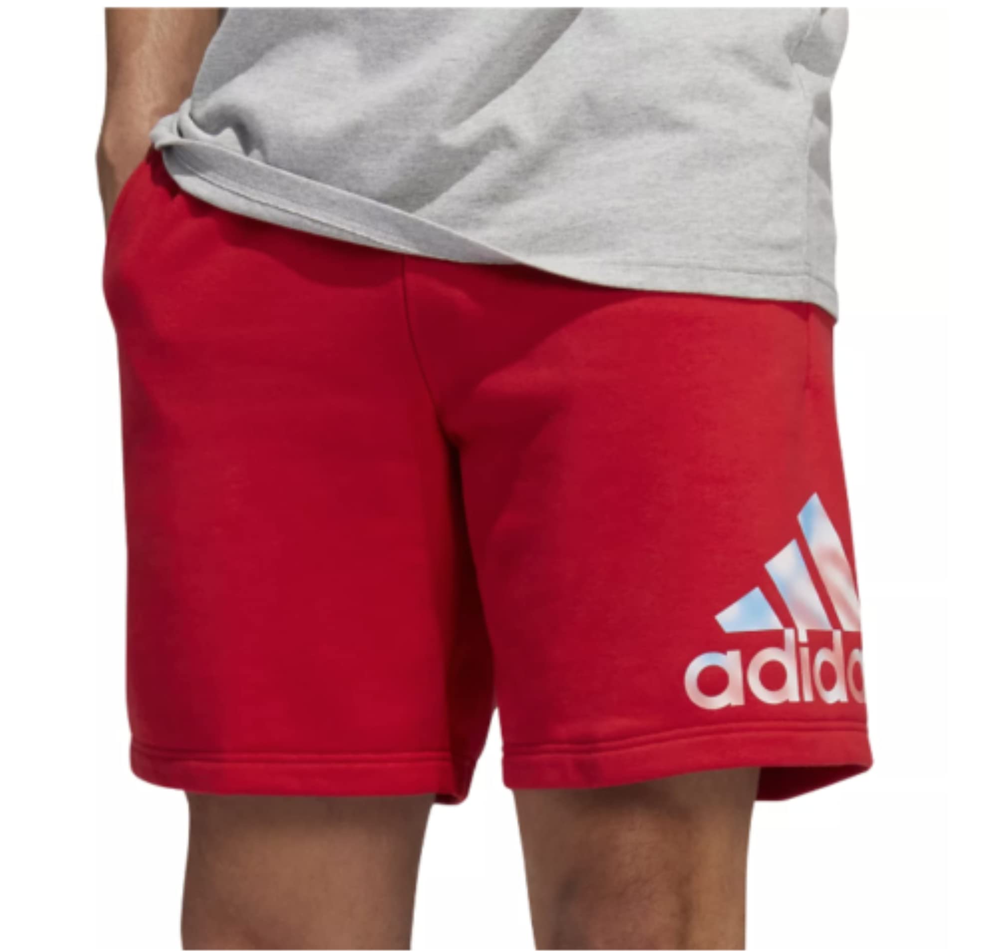 adidas Men's Americana Graphic Shorts, Scarlet