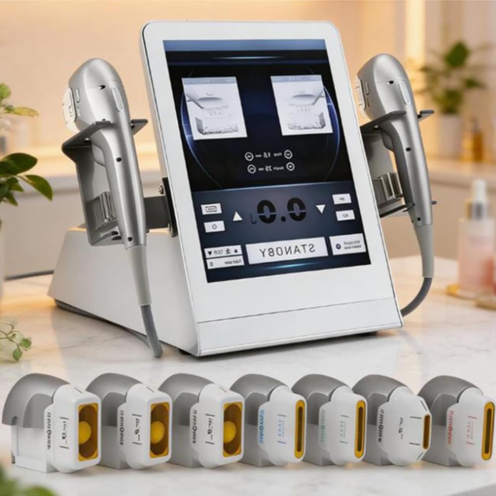 BCBKD Macchinario Estetico Multifunzione HIFU Schermo HD 15",Rimozione Rughe,Lifting Facciale,Macchina Dimagrante,Trattamenti Viso Corpo in 30 Minuti Risultati Visibili Subito
