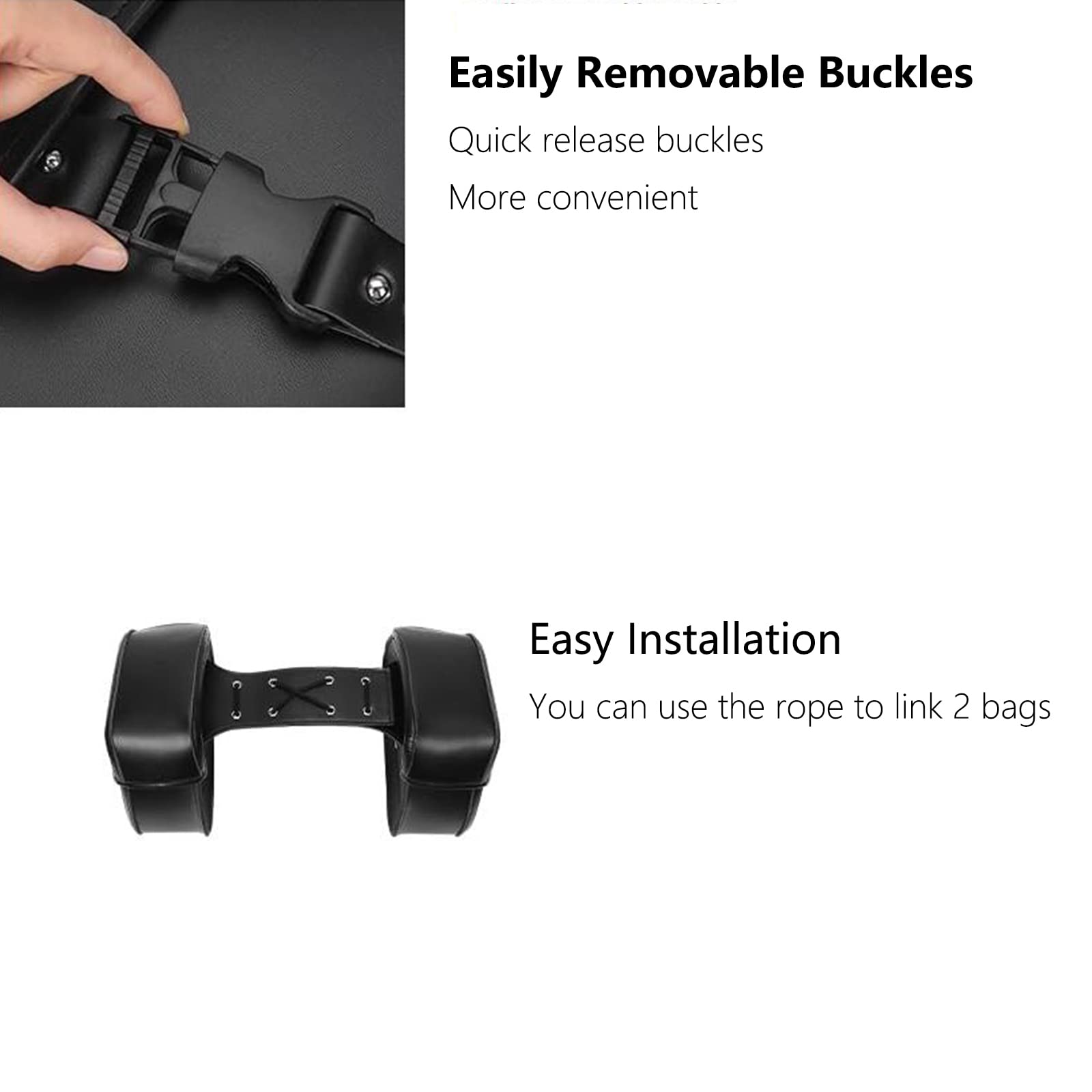 Sacoche De Selle De Moto, Universelles Imperméables Grande Capacité Sac De Rangement Sacoche Cavaliere Moto Cuir, Accessoires De Moto, Adaptés à La Plupart des Motos Et Véhicules électriques