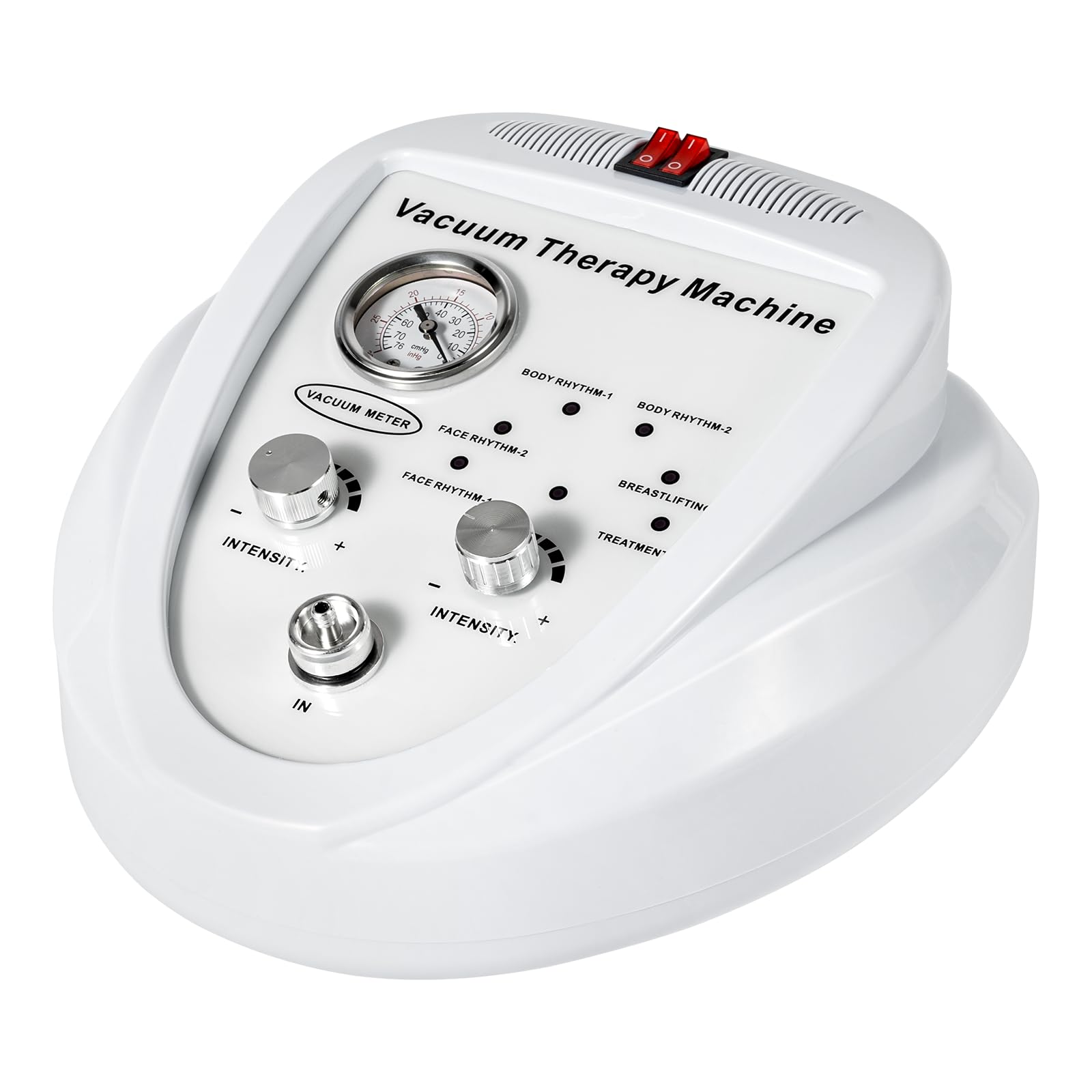 DYRABREST Vacuum Therapy Machine Multifunctional Cupping Therapy Set with 24 Cups 6 Modes Adjustable for SPA, Butt, Breast and Face Massage Care