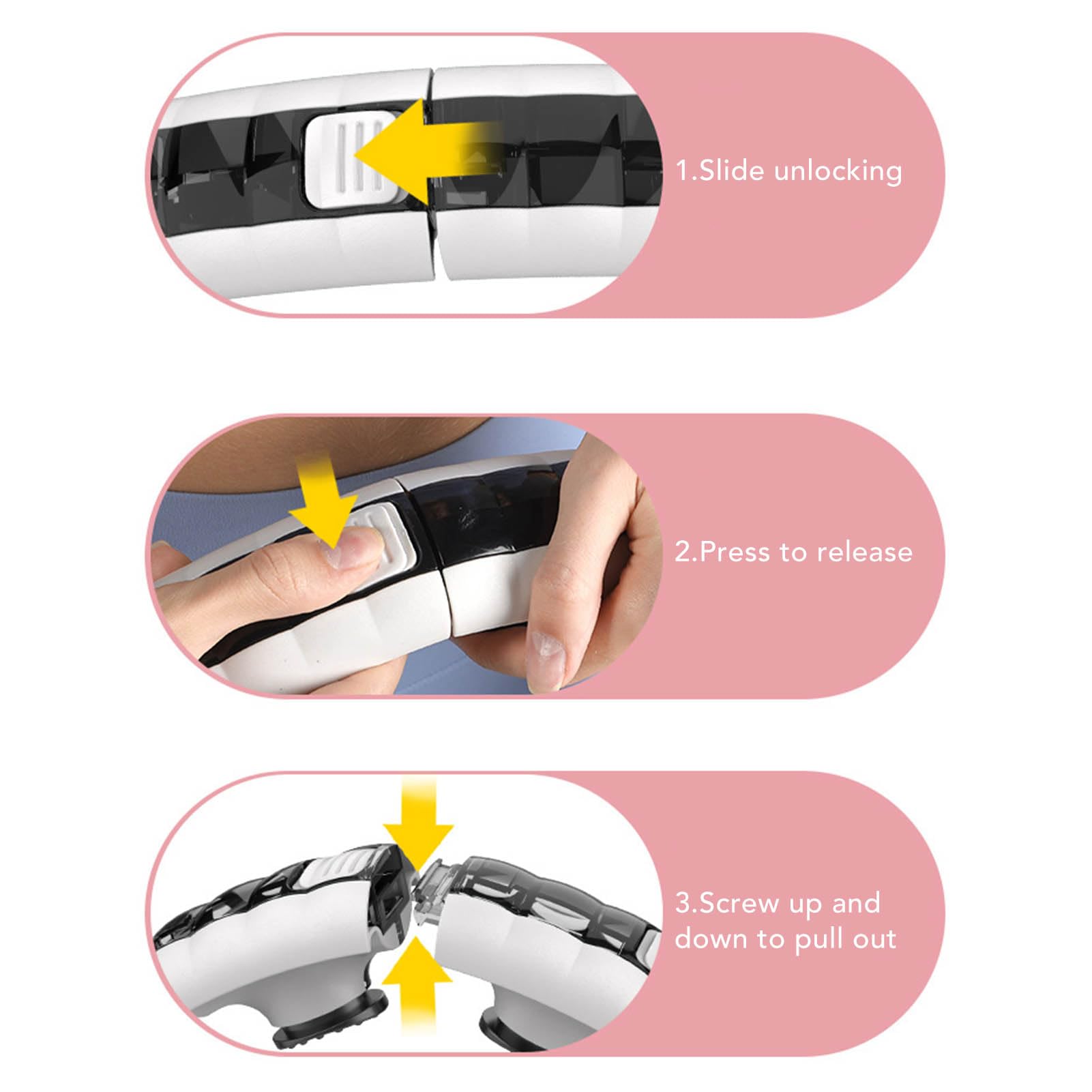 16 Abschnitte, Intelligenter Taillen-Trainingskreis, Abnehmbar und Verstellbar, Magnetische Massage, Intelligentes Timing, Tragbarer Taillen-Trainingskreis für die Gewichtsabnahme bei Erwachsenen, Wei