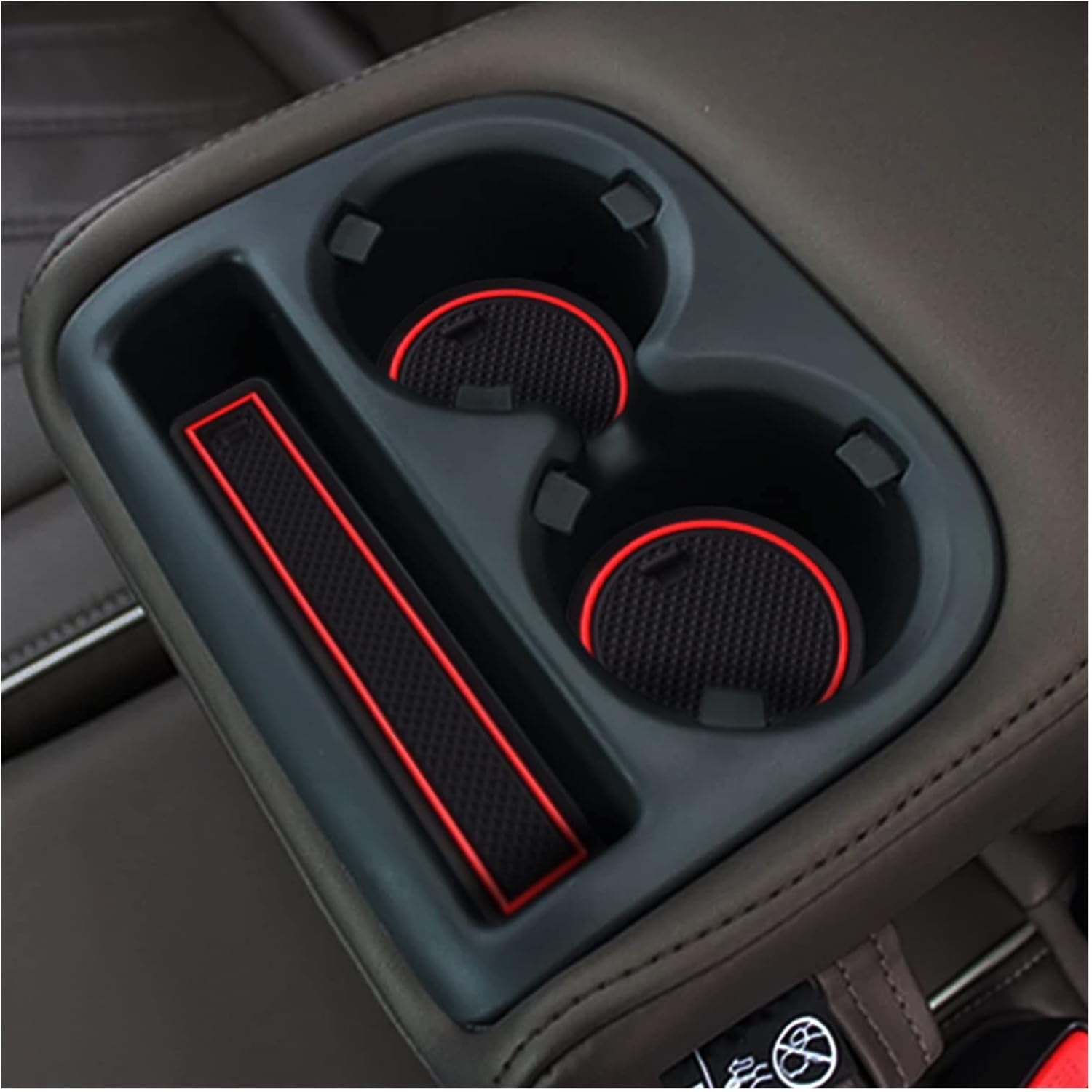 Car Interior Dcoration Mat for Infiniti QX60 JX35 QX80 QX30 2010-2020 Gate Slot Pad Interior Door Groove Mat an-Slip Dust (for QX30)