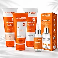 Kit Skin Care Facial com Vitamina C para Melasma e Limpeza de Pele