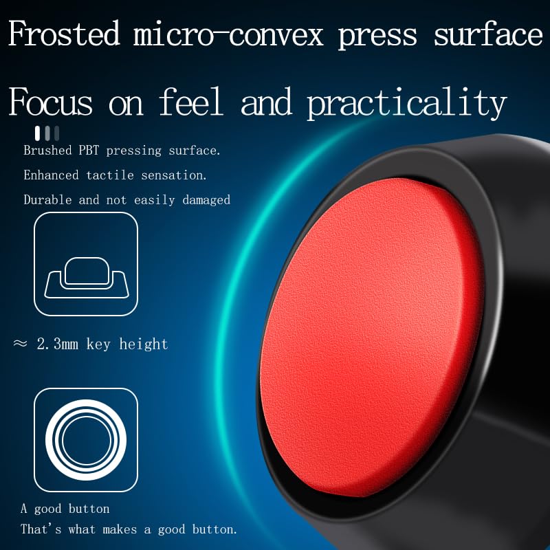 12mm/0.5in Momentary Aluminum Push Button Switch Mini Round Switch Waterproof Self-Resetting 3A 12Vwith Pre-soldered Wire 5PCS (Red)