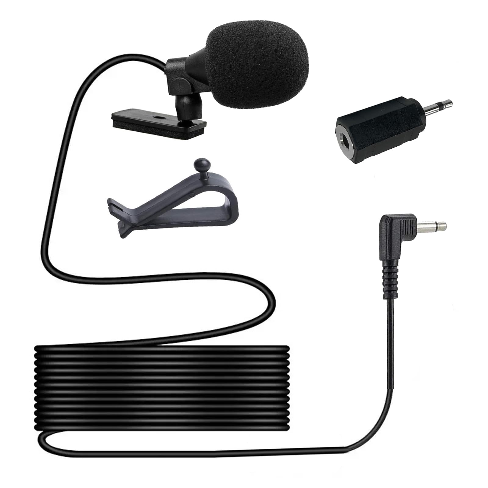 『おまけ付』B+COM ONE WIRE MIC UNIT Amazon.com: NewTH 3.5mm Microphone HD Voice Assembly Car Radio Mic