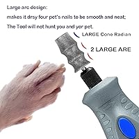 Vista 3 de Diamond Dremel - Brocas para amoladora de uñas para perro, herramienta rotativa, 1/8 pulgadas, accesorio Dremel para amoladora de uñas