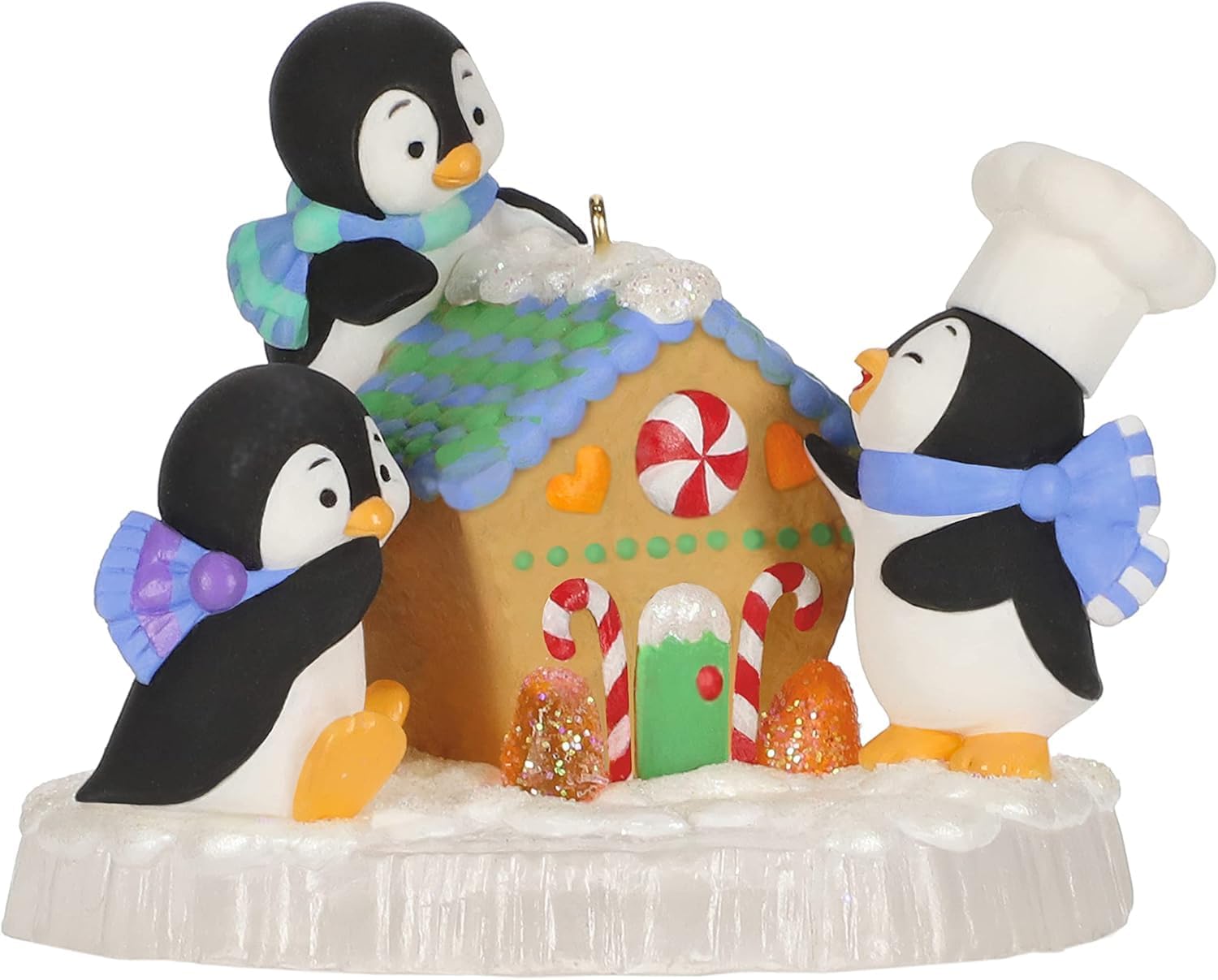 Hallmark Keepsake Christmas Ornament 2021, Baking Buddies Penguins