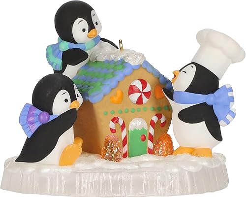 Hallmark Keepsake Adorno navideño 2021, pingüinos de Baking Buddies