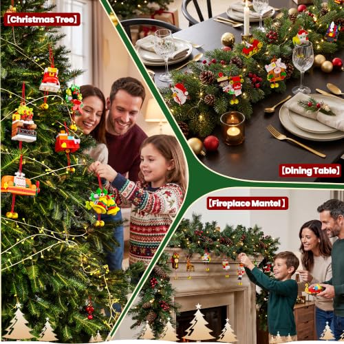 Christmas Advent Calendar 2026, 24 Mini Building Ornaments for Kid, Ages 6+ by Glikid - Used condition - Image 2