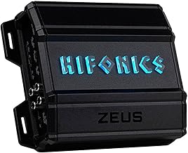 Hifonics Zeus Delta 750 Watt Compact 4 Channel Nickel Plated Mobile Car Audio Amplifier with Auto Turn On Feature, ZD-750.4D, Black