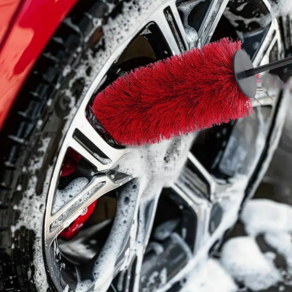 Cepillo Llantas de Coche – Cepillo Llantas de 38 cm – Cerdas Flexibles