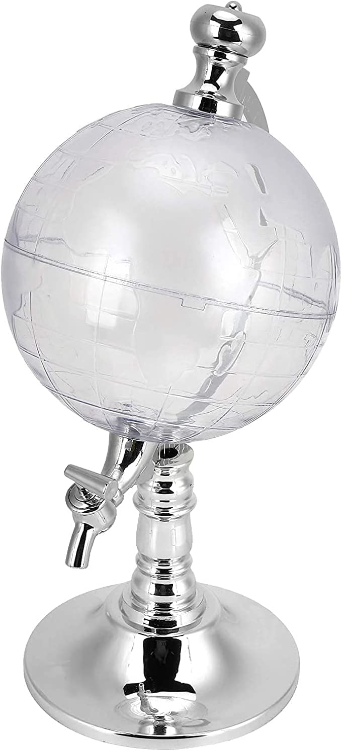 Dispensador de Cerveza, Balde de Cerveza Torre de Cerveza de 1,5 l, Dispensador de Torre de Bebidas Transparente, Diseño esférico
