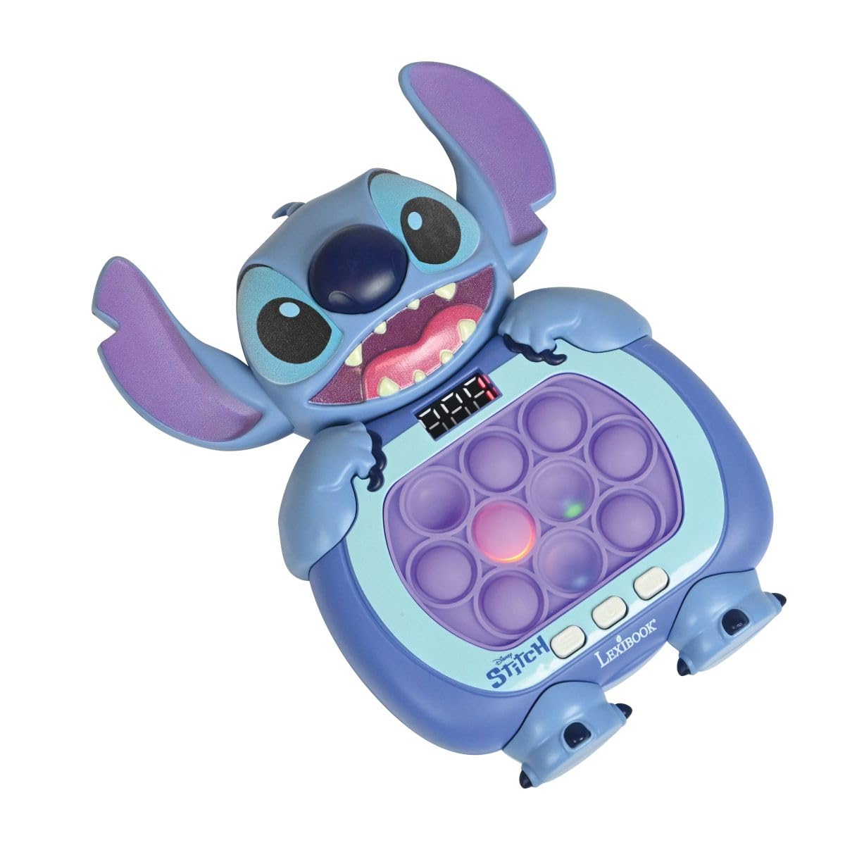 Lexibook Disney Stitch Jeu Fast Push Bleu JG500DLXB