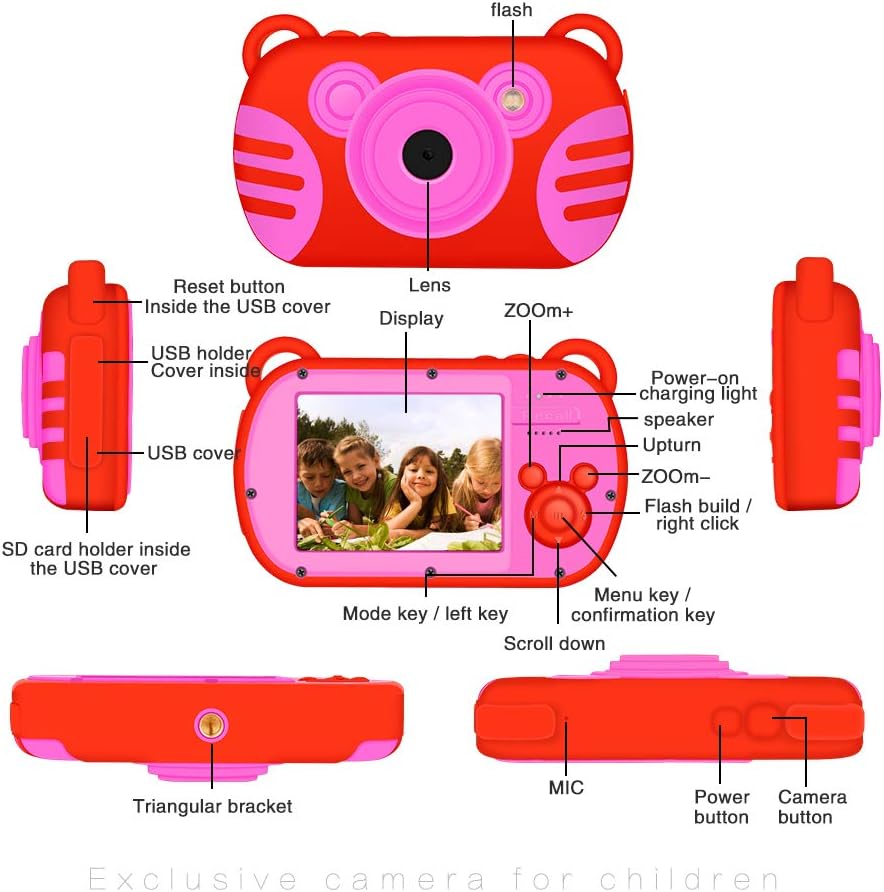Bеѕt Dеаl Kids Camera,2021 Upgraded Kids Digital Camera,1080 HD Underwater Kids Camera,2.7 Inch IPS Screen Kids Video Camera w/Games,Toddler's Toy Camera,Portable Gifts for Girls & Boys Age 6,7,8,9,(Red) Buу 2 gеt 3 Kids Camera,2021 Upgraded Kids Digital Camera,1080 HD Underwater Kids Camera,2.7 Inch IPS Screen Kids Video Camera w/Games,Toddler's Toy Camera,Portable Gifts for Girls & Boys Age 6,7,8,9,(Red)