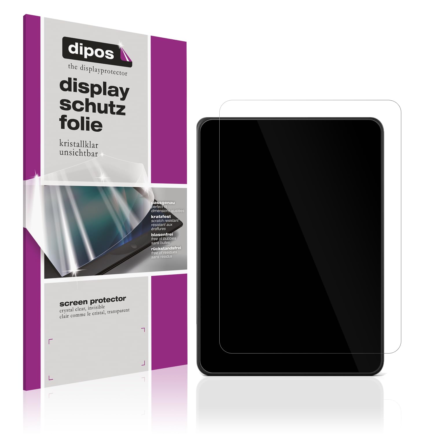 dipos I 2 x folia ochronna kompatybilna z Kindle Paperwhite 12. generacji 2024, przezroczysta