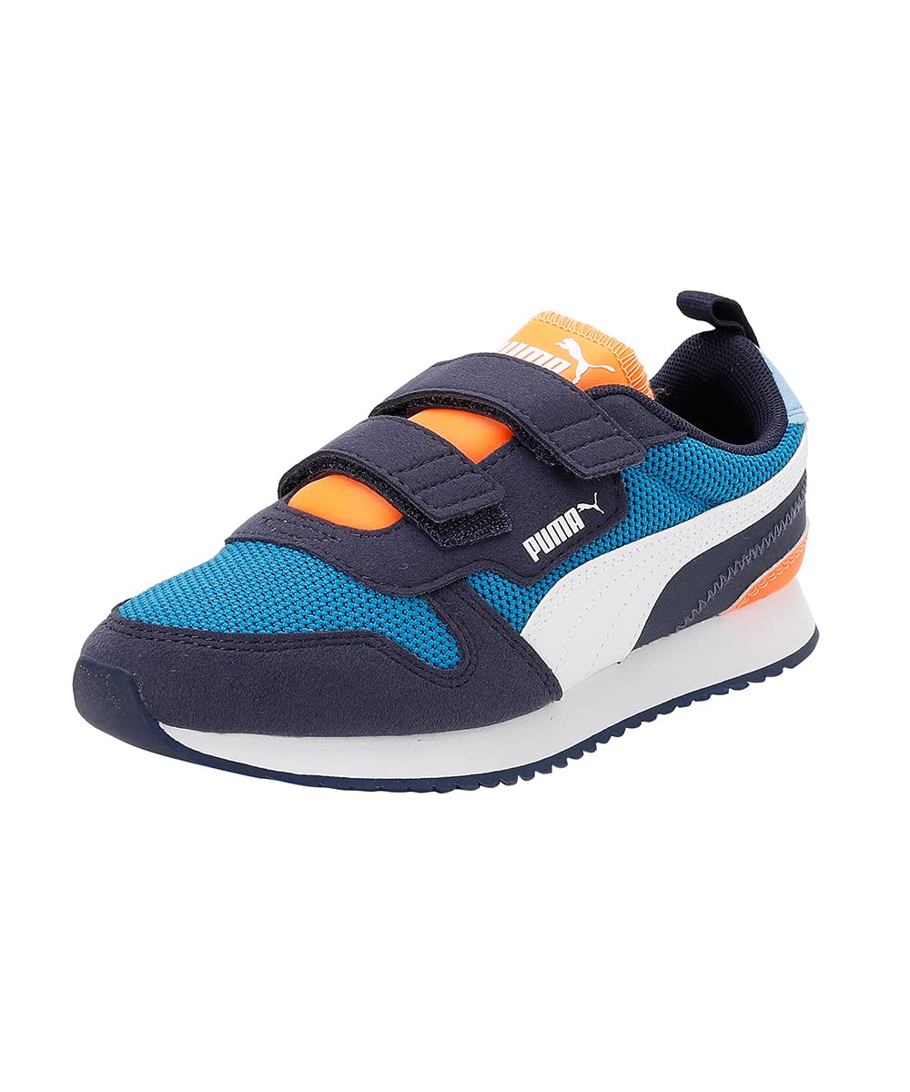 Puma Unisex-Kid R78 V Pre-School Mykonos Blue-White-Peacoat Sneaker - 11UK (37361725) (B097C11534) Amazon Price History, Amazon Price Tracker