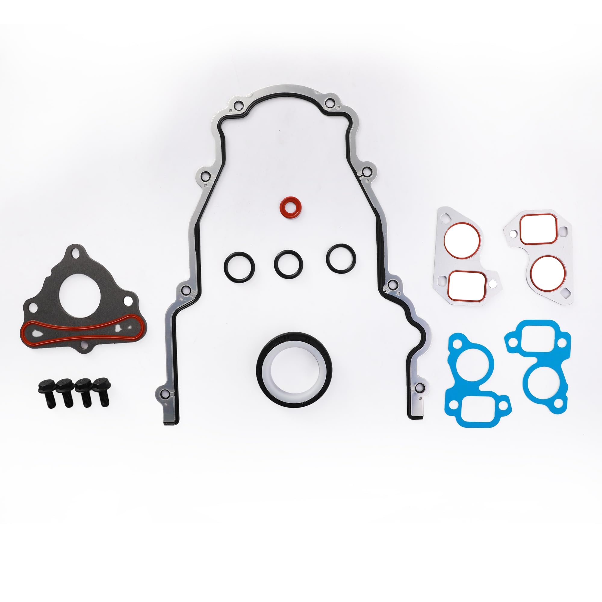 KAX Timing Cover Gasket Set &amp; LS Camshaft Thrust Retainer Plate Gasket