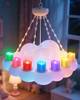 SoulBay RGB Color Changing Rechargeable Flameless Tea Light Candles, 12pcs | 1.57 Flickering LED Votives, Charging Base, Remote Timer, For Table, Room, Party, Halloween Decor