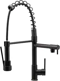 Torneira Cozinha Gourmet Pia Monocomando Extensível 50cm Luxo (Preto Fosco)