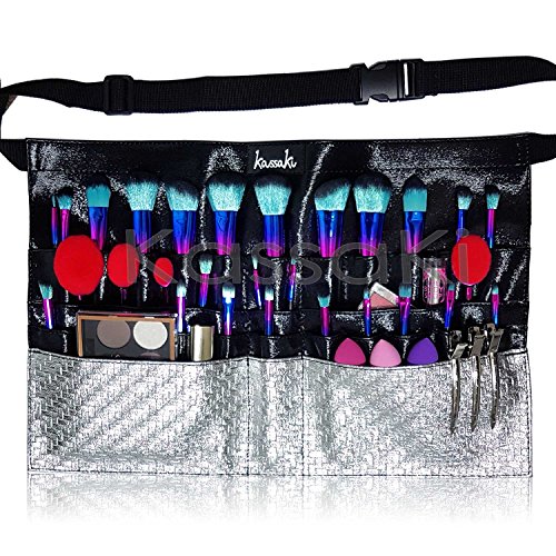 Preisvergleich Produktbild Make-up-Gürtelschürze, Kosmetikpinseltasche, Concealer, Eyeliner-Halter