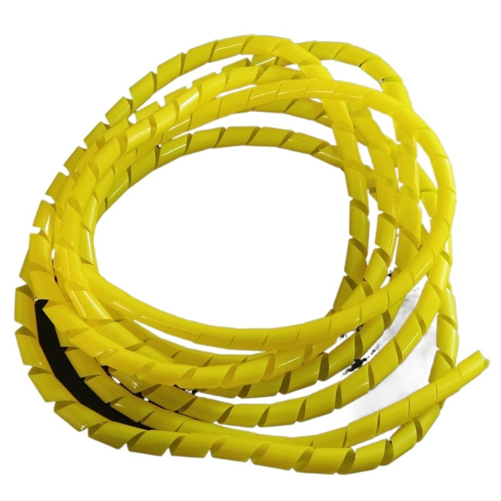 Guaina for la Gestione dei Cavi, Guaina for l'organizzazione a Spirale 4-25 mm Multicolore 5 Metri(Yellow Color,15mm Inside Diameter)