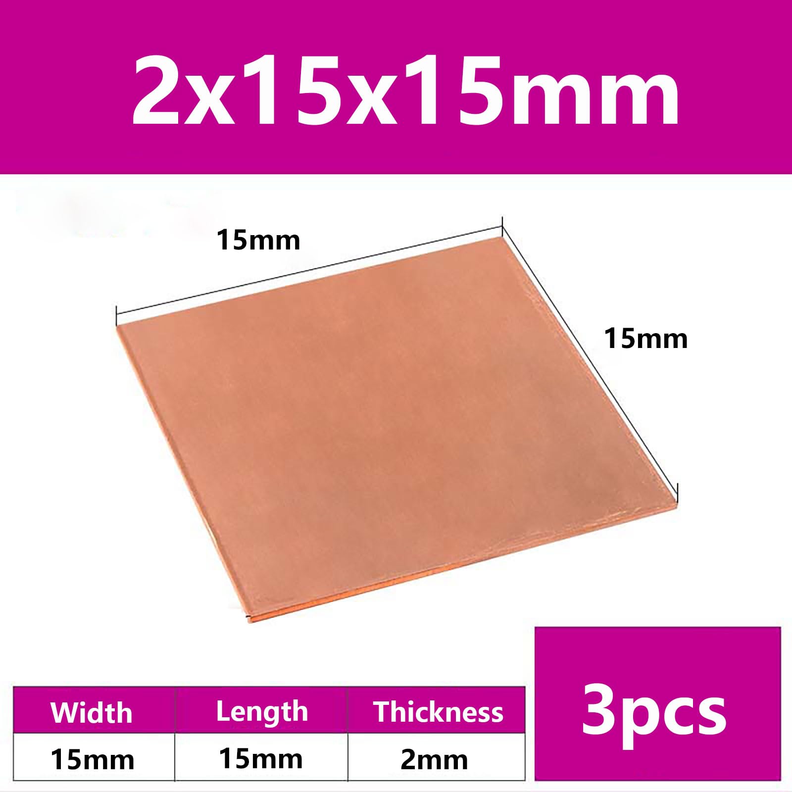 写真の版　銅板　2枚セット Amazon | XJJDCB 3枚セット T2銅板、DIYおよびクラフト用の金属