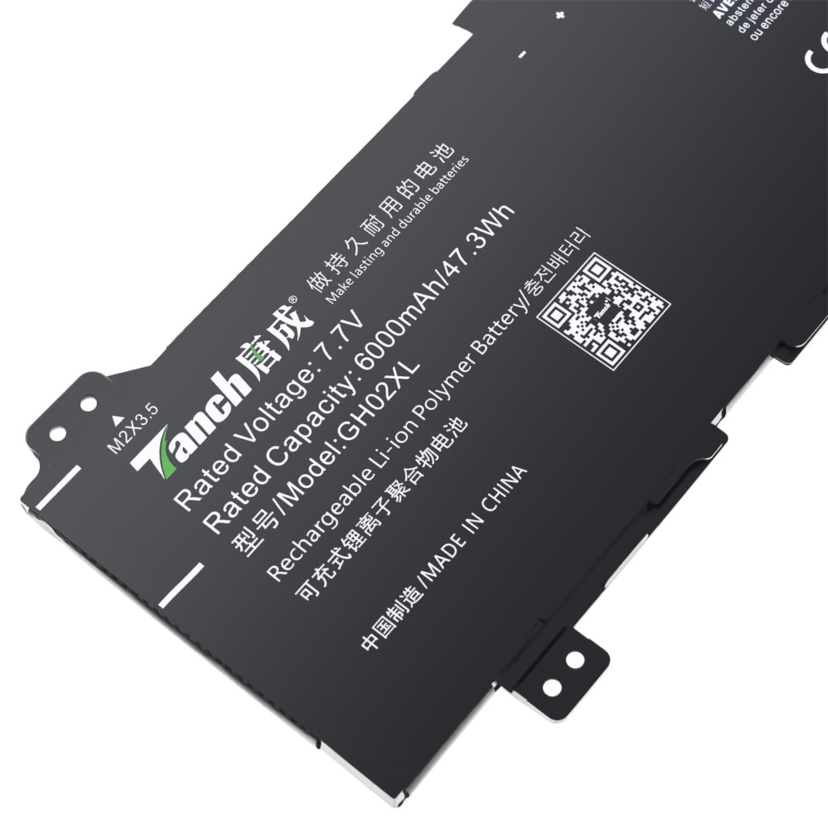 Laptop Battery GH02XL HSTNN-DB9M Replacement for HP Chromebook