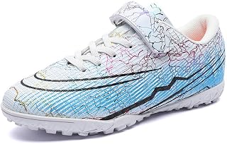 Boys Girls Astro Turf Football Boots Kids Football Trainers Football Shoes Non-Slip Athletics Training Shoes Indoor/Outdoor/Competition/Unisex