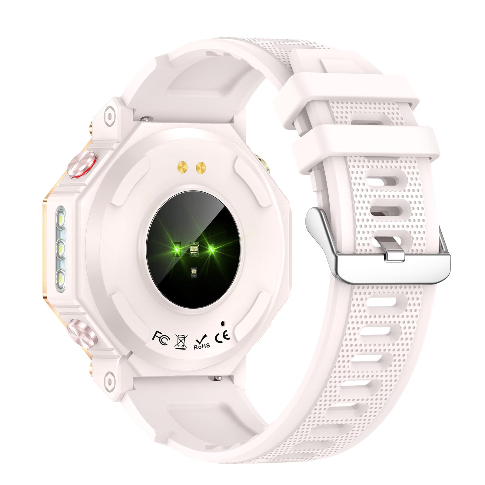 Garsent Smart Watch per Uomo e Donna, Fitness Tracker GPS Integrato, Touchscreen HD da 1,39" (rispondi/effettua chiamate), Oltre 100 modalità Sportive con Frequenza Cardiaca/monitor del (PINK)