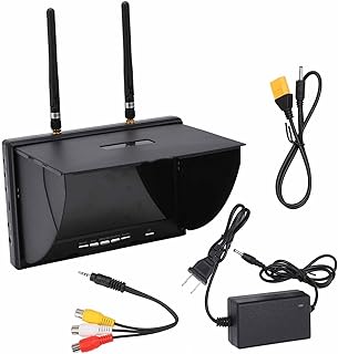 5.8GHz 40Channels 7Inch LCD Screen Receiver Monitor for FPV Drone Quadcopter US Plug 100 240V| | -