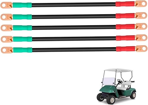 10L0L Cables de batería de carrito de golf de 36 voltios para carrito de golf Yamaha G2 G8 G9, kit de cableado de cable de batería con calibre 4, 5