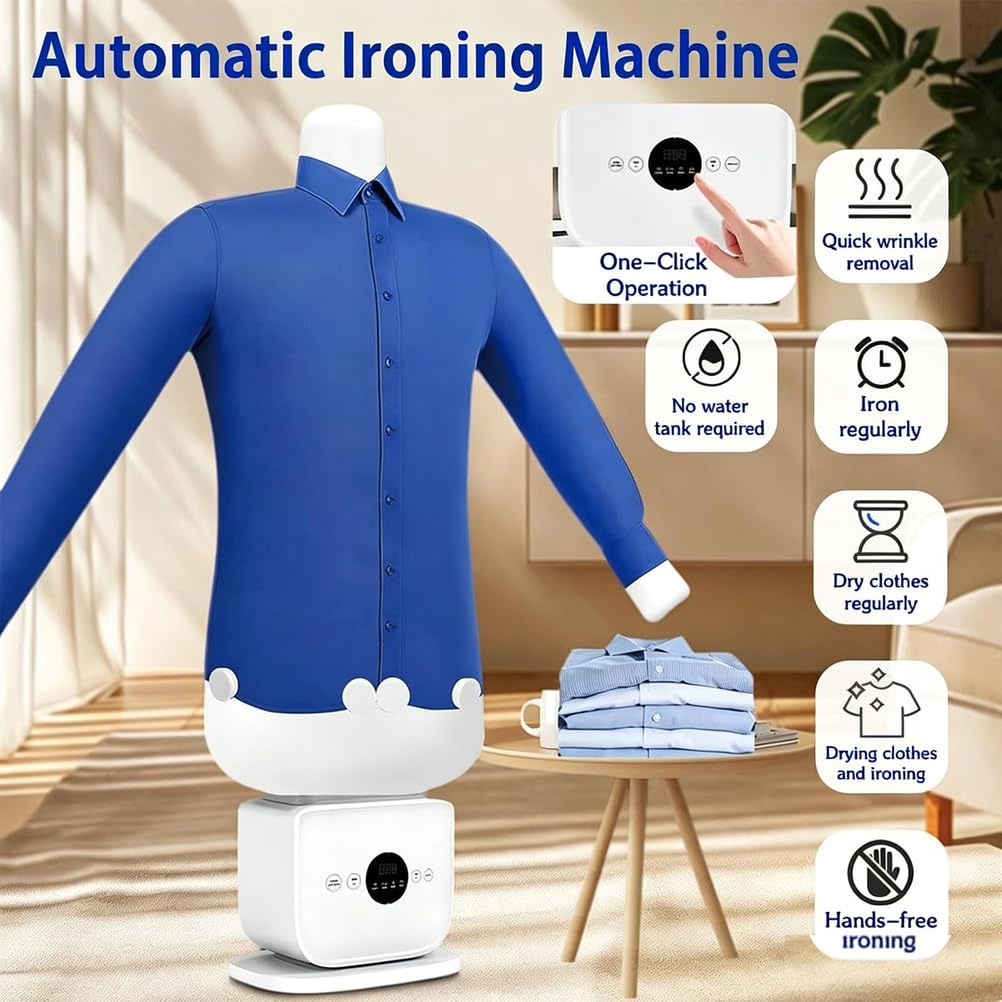 Manichino Stira Camicie, Ferro da Stiro Automatico Camicie Portatile