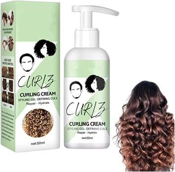 Curl Defining Cream for Wavy Hair, Curly Hair Elastin, Curl Shape Defining  Gel for Curly Hair, Curl Boost Defining Cream, Volumizing Curly Hair Cream, for All Hair Types 1pcs