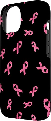 Miniatura 5 de Funda rosa negra para iPhone 13 Pro Max con cinta de concienciación sobre el cáncer de mama