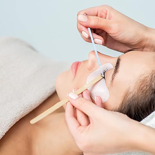 Miniatura 5 de Tbestmax 1000 piezas de microcepillos de cristal aplicadores desechables microwabs para extensiones de pestañas micro varitas Spoolie 5 colores