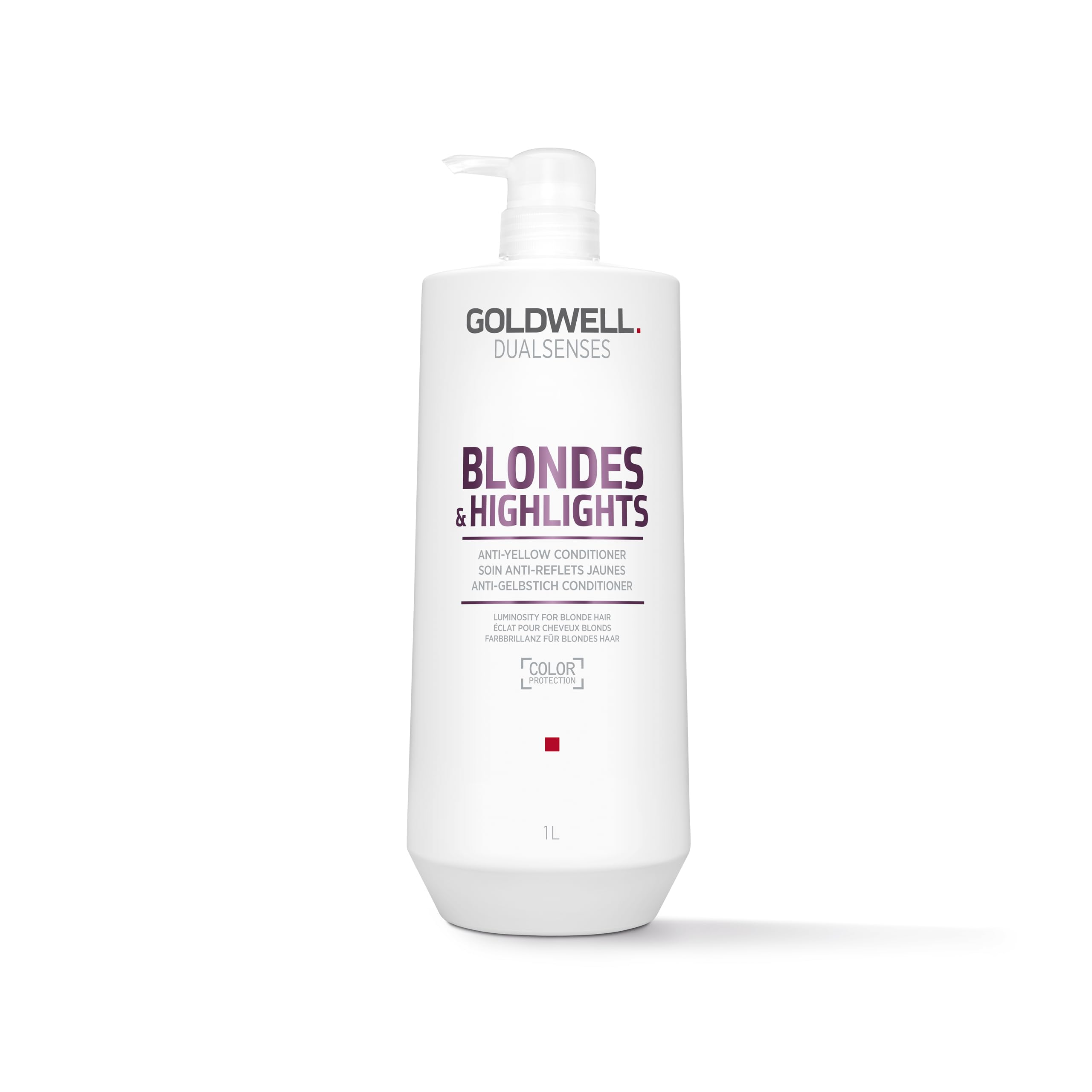Goldwell Dualsenses Blondes & Highlights Anti Yellow Conditioner, 1er Pack (1 x 1 l)