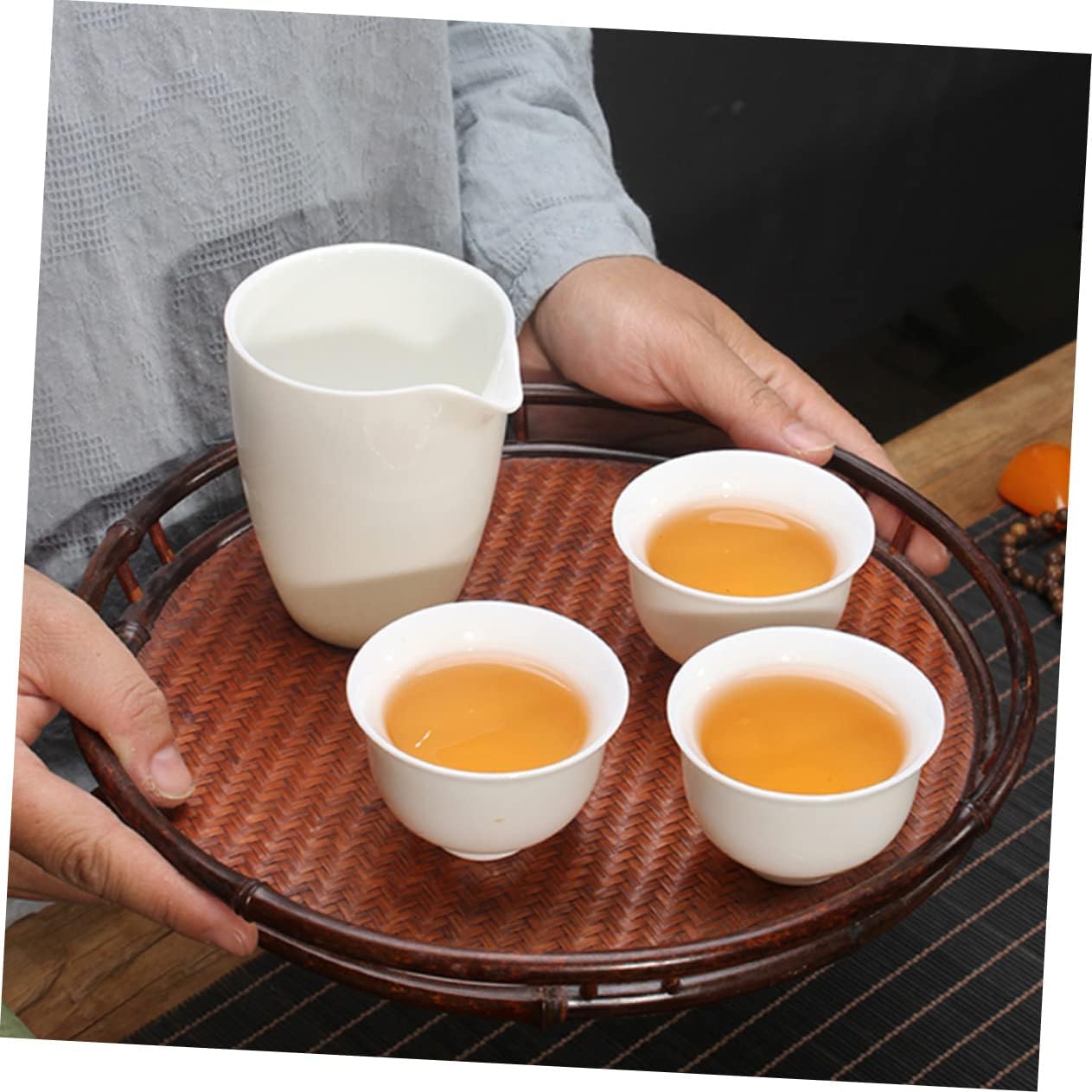 Veemoon Ceramic Tea Sea Chinese Tea Cup Set Tea Cup Infuser Tea Accessories Hot Tea Distri