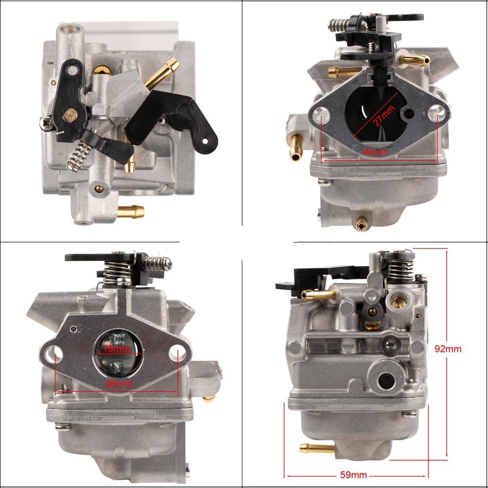 Per Tohatsu Per Nissa Per Mercury Per MF3.5 Per MFS4 Per MFS5 Per NFS4 3.5HP 4HP 6HP 4 Tempi Motore Fuoribordo Carburatore Moto Carburatore