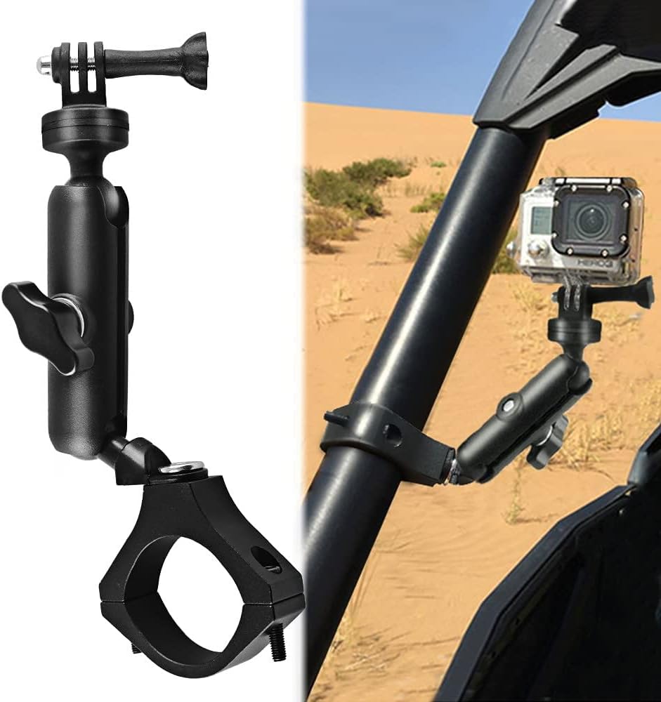 Amazon UTV ATV カメラ マウント ホルダー 360° GoPro ロール バー マウント アクセサリー アクション カメラ
