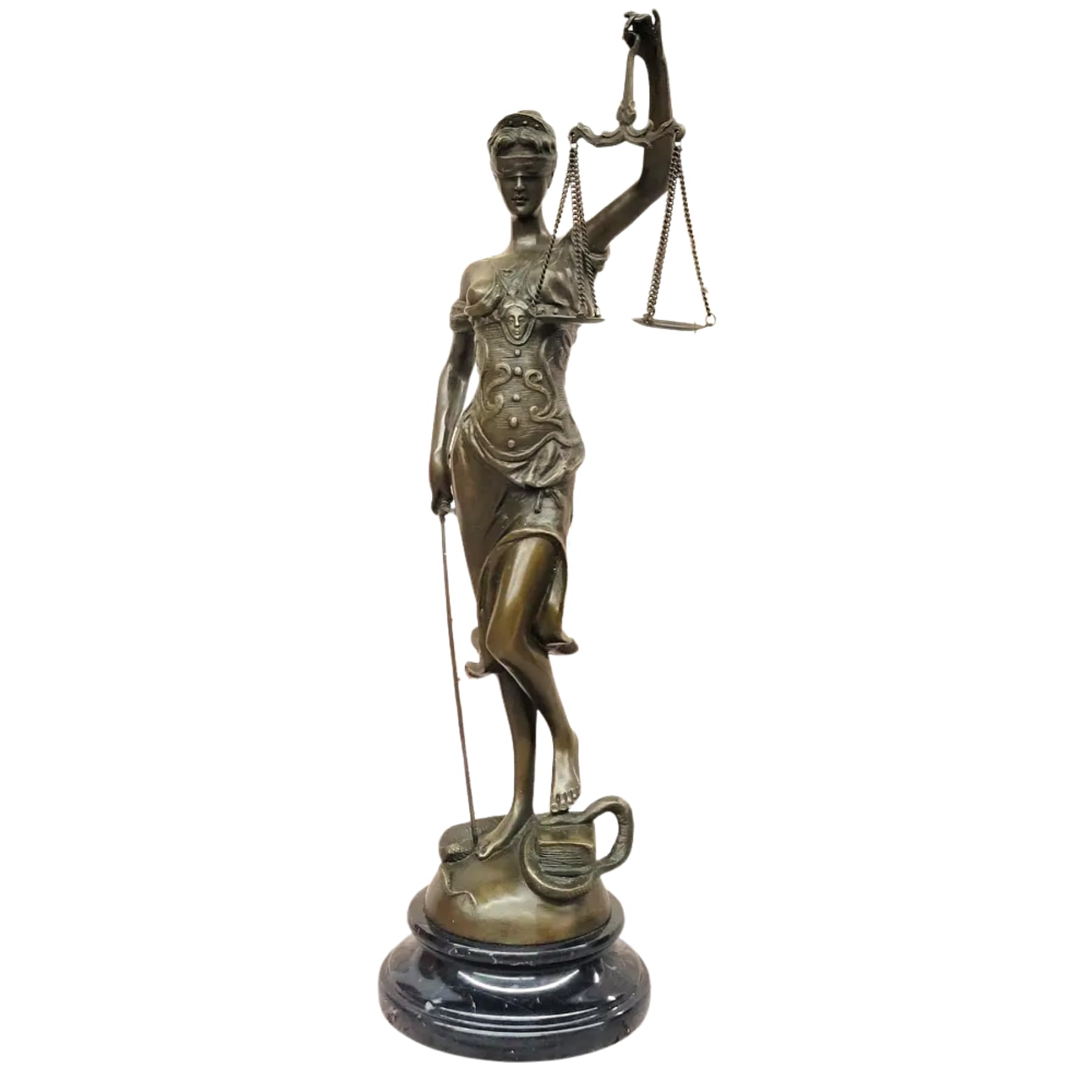 Aottsd Bronze Harvest Goddess Sculpture Brass Home Seasonal Table Decor 17.1In