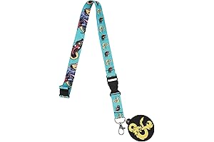 Dungeons & Dragons Mind Flayer Blue Lanyard with ID Sleeve